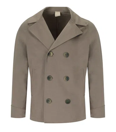 H953 H953 MUD KNITTED PEACOAT