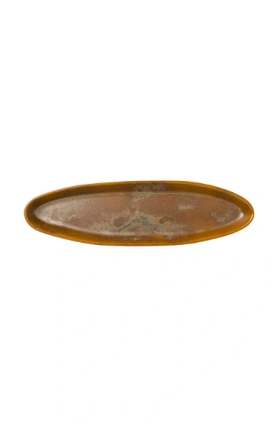 Haand Appetizer Serving Tray In Brown