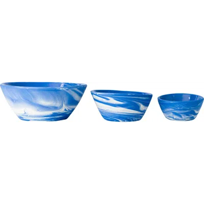 Haand Cloudware Nesting Bowl Set In Multi