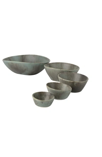 Haand Hestia Nesting Bowl Set In Gray