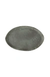 Haand Oval Platter In Gray