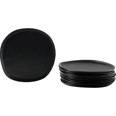Haand Ripple Dinner Plate In Black