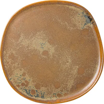Haand Ripple Dinner Plate In Brown