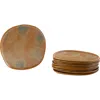Haand Ripple Dinner Plate In Brown