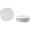 Haand Ripple Dinner Plate In White