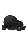 Haand Ripple Dinner Setting Set In Black