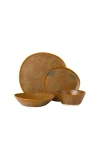 Haand Ripple Dinner Setting Set In Brown