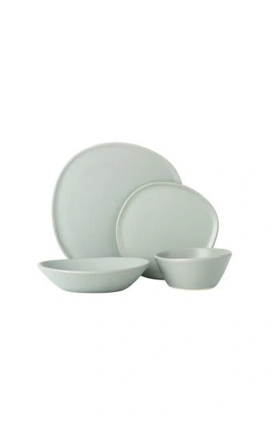 Haand Ripple Dinner Setting Set In Green