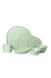 Haand Ripple Dinner Setting Set In Green