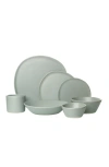 Haand Ripple Dinner Setting Set In Green