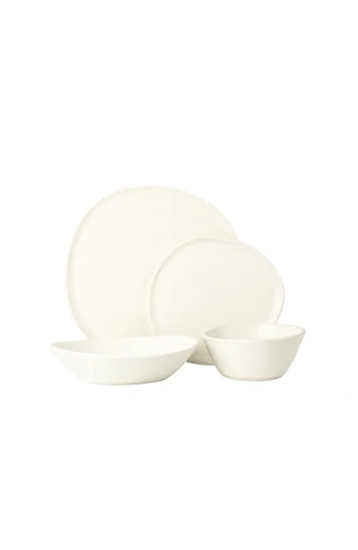 Haand Ripple Dinner Setting Set In White