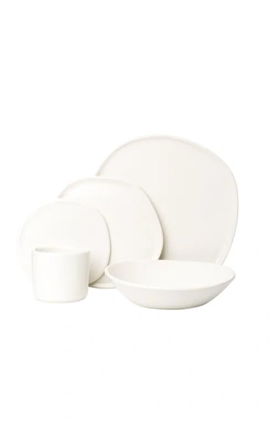 Haand Ripple Dinner Setting Set In White