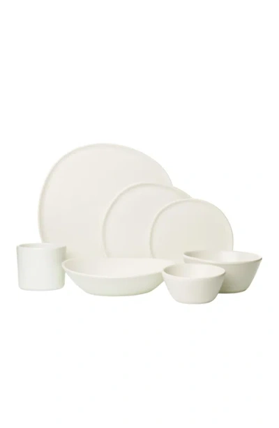 Haand Ripple Dinner Setting Set In White