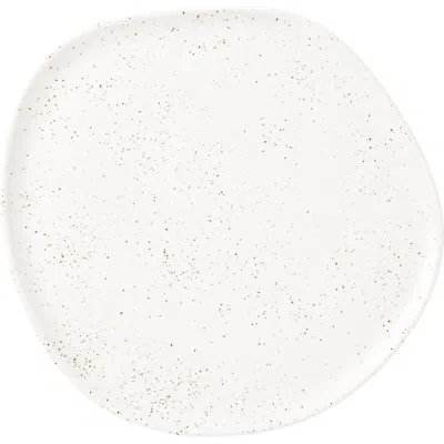 Haand Ripple Salad Plate In Brown
