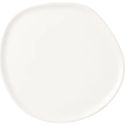 Haand Ripple Salad Plate In White