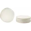 Haand Ripple Salad Plate In White