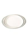 Haand Serving Platter Set In White