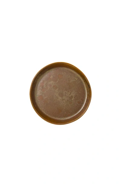 Haand Skali Coupe Dinner Plate In Brown