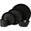 Haand Skali Coupe Dinnerware Set In Black