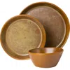 Haand Skali Coupe Dinnerware Set In Brown