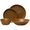 Haand Skali Coupe Dinnerware Set In Brown