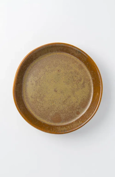 Haand Skali Coupe Salad Plate In Brown