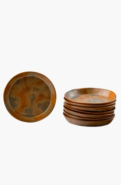 Haand Skali Coupe Salad Plate In Multi
