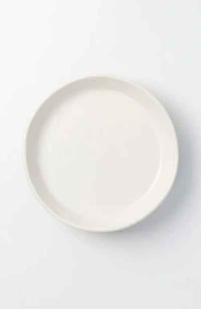 Haand Skali Coupe Salad Plate In White