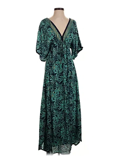 Pre-owned Haani Casual Dress In Green