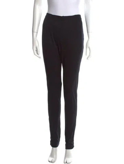 Pre-owned Haat Skinny Leg Pants In Black