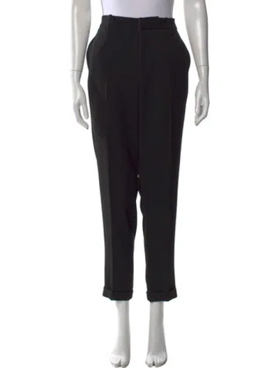 Pre-owned Haat Straight Leg Pants In Black