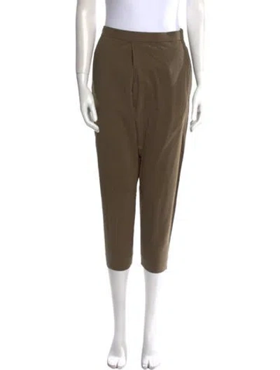 Pre-owned Haat Straight Leg Pants In Green