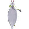 Haba Cuddly Bunny Hops Snuggly Lovey Baby Blankie In Multi