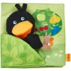 HABA HABA BABY SOFT BOOK AND INTERACTIVE BUSY BOOK FOR BABIES 6-12 MONTHS, ORCHARD THEME WITH RAVEN FINGE