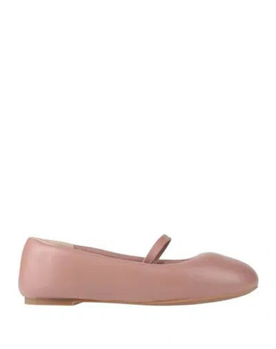 Habille Habillé Woman Ballet Flats Antique Rose Size 7 Leather In Pink