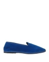 Habille Habillé Woman Loafers Bright Blue Size 8 Textile Fibers