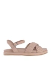 Habille Habillé Woman Sandals Light Brown Size 7 Soft Leather In Beige
