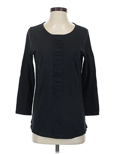 Pre-owned Habitat 3/4 Sleeve T-shirt In Black