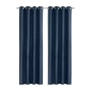 Habitat Abstract Grommet Top Light-filtering Single Curtain Panel In Blue