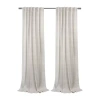 Habitat Austin Rod Pocket Back Tab Light-filtering Single Curtain Panel In White