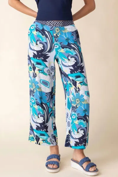 Habitat Beach Mix Flood Pant In Indigo In Animal Print