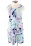 Habitat Boho Paisley Tank Dress In Azure In Multi