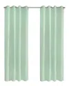 Habitat Boucle Sheer Grommet 52x84 Curtain Panel In Blue