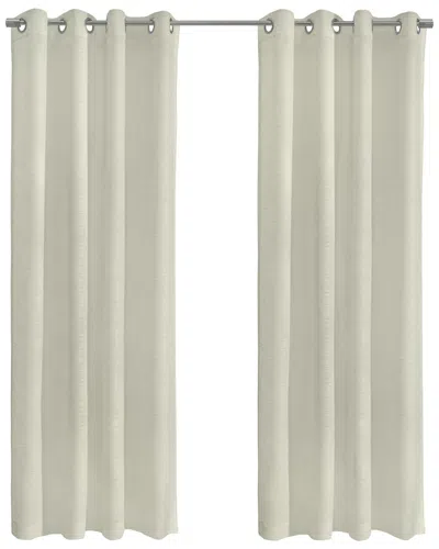 Habitat Boucle Sheer Grommet 52x84 Curtain Panel In White