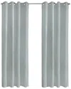 Habitat Boucle Sheer Grommet 52x95 Curtain Panel In Grey