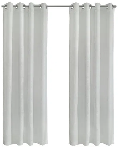 Habitat Boucle Sheer Grommet 52x95 Curtain Panel In White
