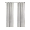 Habitat Bristol Grommet Top Blackout Single Curtain Panel In White