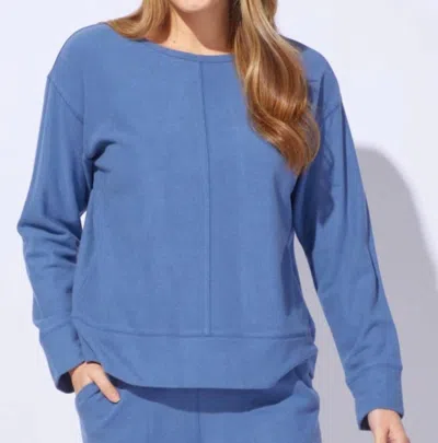 Habitat Butter Rib Knit Snuggly Pullover In Blue