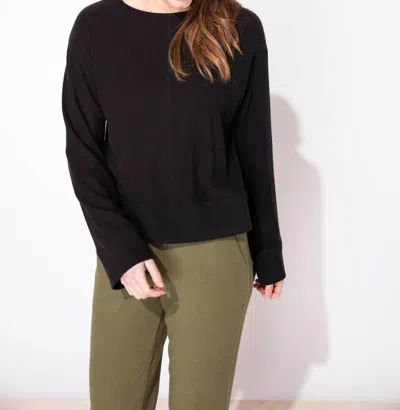 Habitat Buttery Rib Knit Pullover In Black