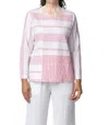 Habitat Button Back Pullover Top In Tomato In Pink